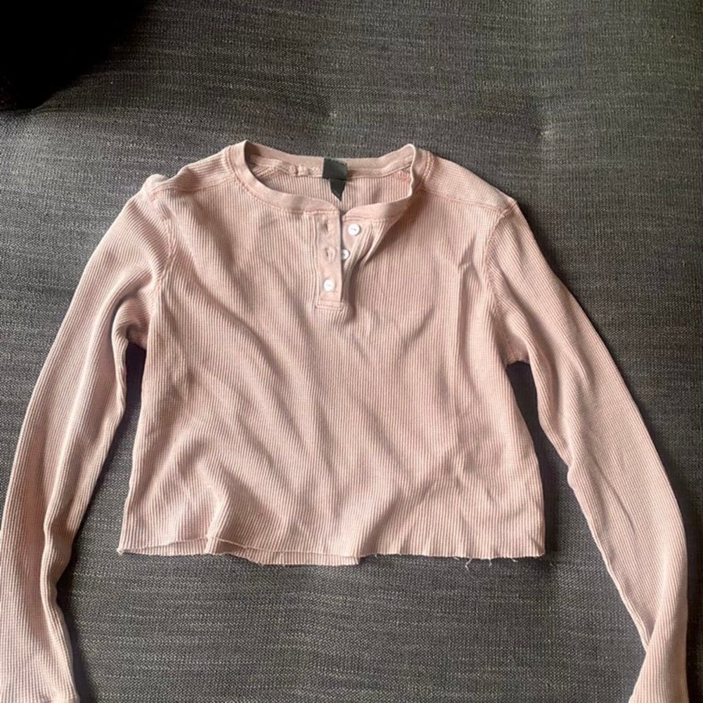 Pink Waffle Top